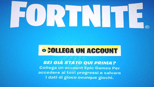 Come collegare l'account Epic da PS4