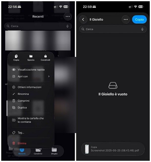 Come spostare file su scheda SD