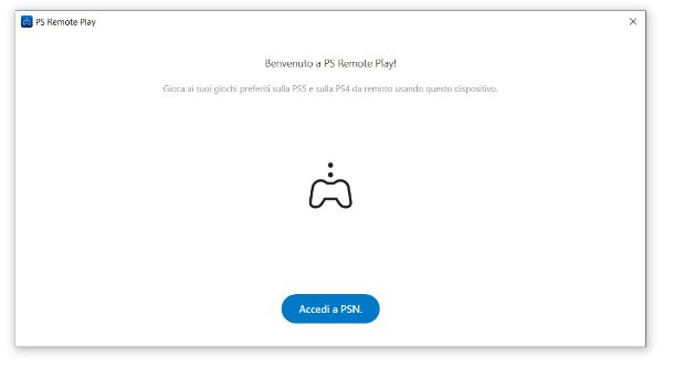 Remote Play accesso