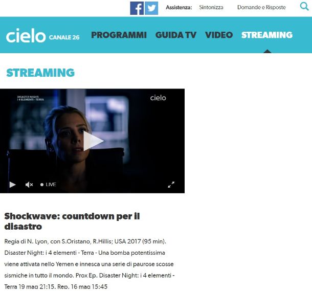 Streaming Cielo TV