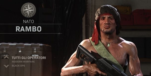 Come impostare skin Rambo su COD Warzone