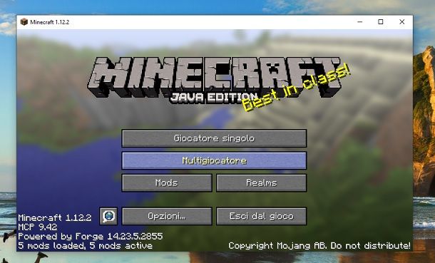 Multigiocatore Minecraft