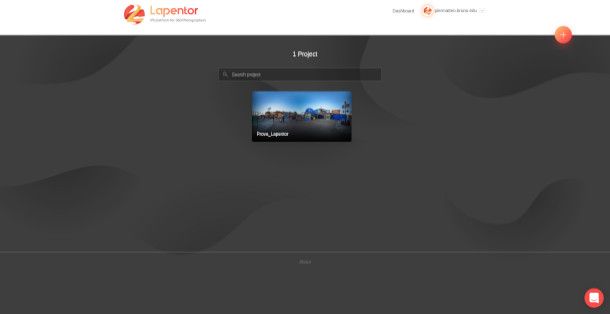 Dashboard di Lapentor