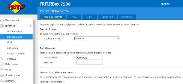 Come usare modem personale per WINDTRE