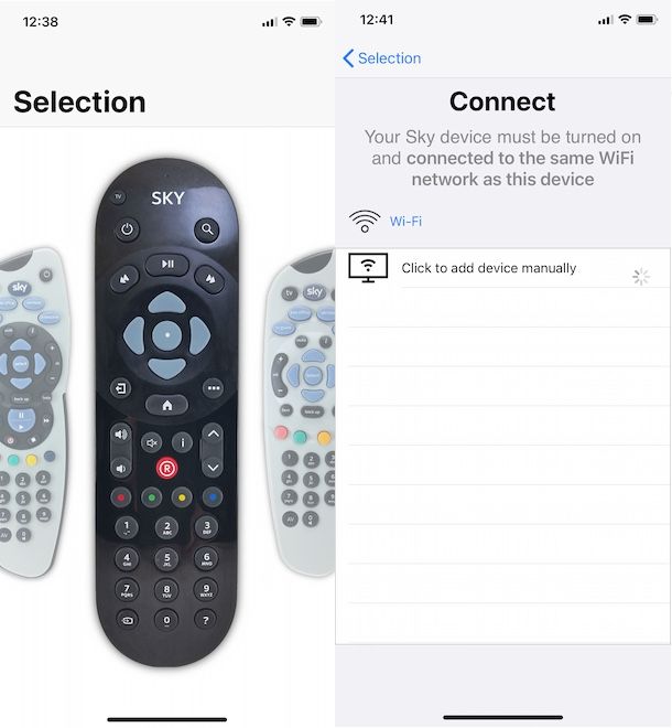App telecomando Sky