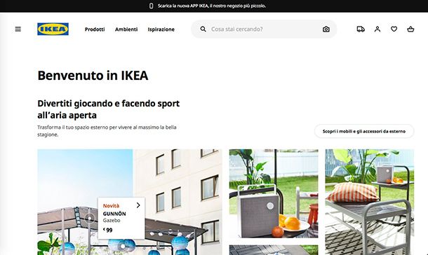 Migliori ecommerce Italia Ikea