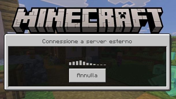 Minecraft connessione server