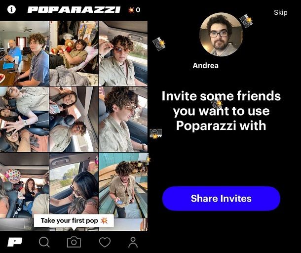 Feed Poparazzi social network