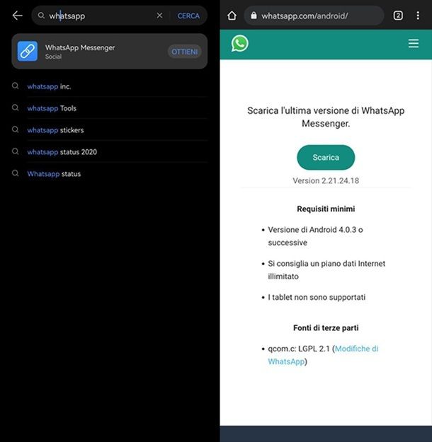 Backup WhatsApp HUAWEI
