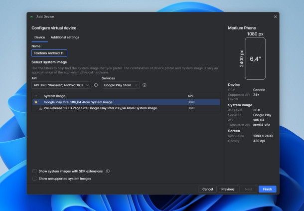 Come installare Android 11