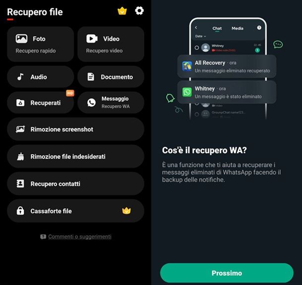 Come recuperare messaggi WhatsApp cancellati senza backup Android