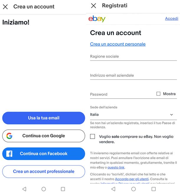 Come fare dropshipping su eBay da smartphone