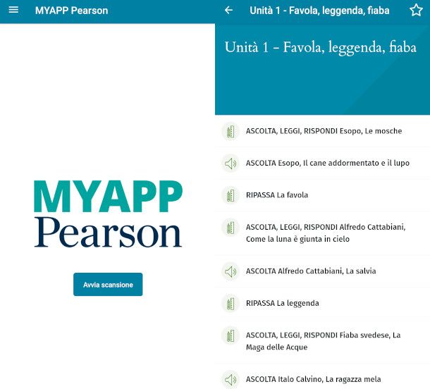 app pearson scansione qr code