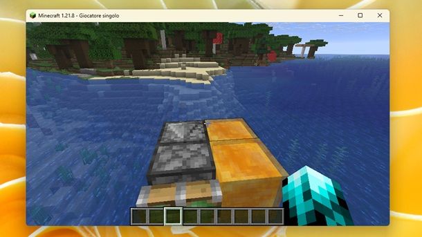 Macchina volante funzionante Minecraft