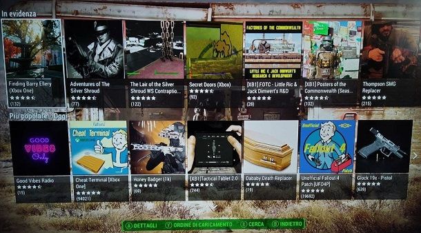 Negozio Mod interno Fallout 4