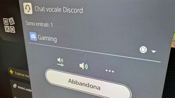 Come uscire da un server Discord da PS5