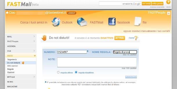 Come bloccare un numero sul telefono fisso: Fastweb