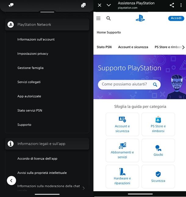 pp PlayStation supporto smartphone