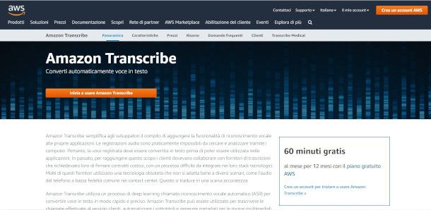 Amazon Transcribe