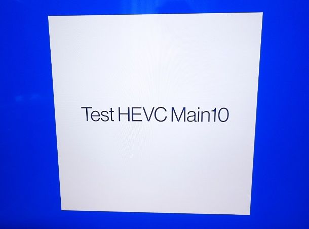 Test HEVC Main10