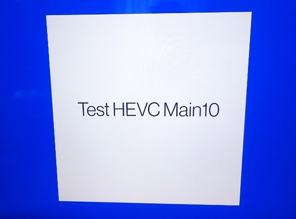 Test HEVC Main10