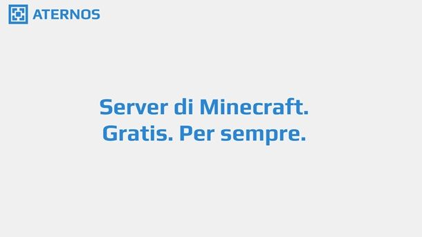Come creare un server Minecraft Aternos