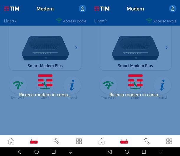 Aggiornare modem TIM tramite app