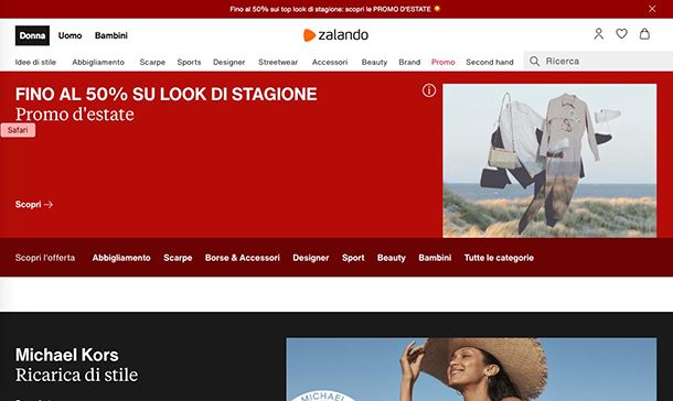 Migliori ecommerce Italia Zalando