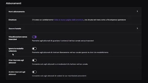 Come gestire sub su Twitch