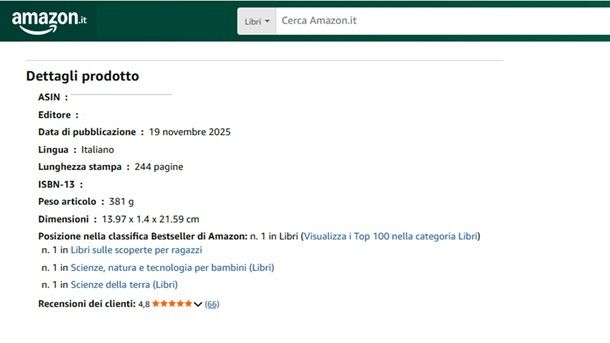 BSR Amazon libro