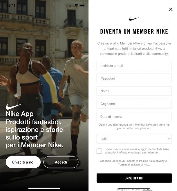 App Nike