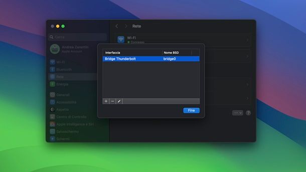Come abilitare una rete wireless su Mac