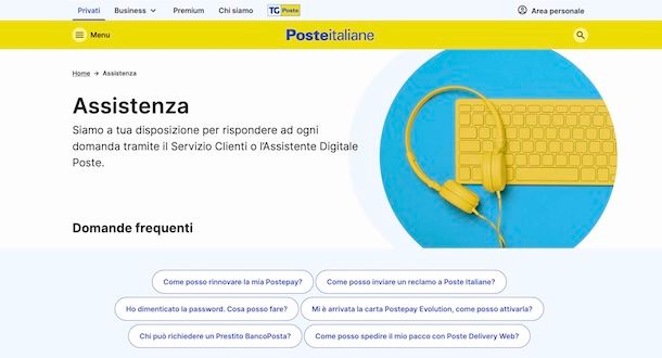 Assistenza Poste Italiane