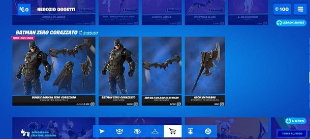 Batman Zero Corazzato Fortnite