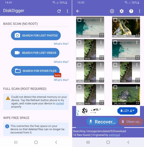 DiskDigger photo/file recovery