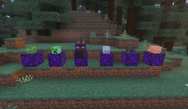 Come avere le teste dei mob su Minecraft