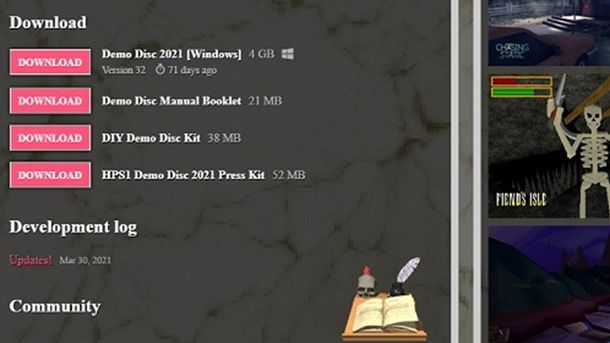 Scaricare giochi itch