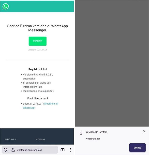 Come aggiornare WhatsApp su Huawei senza Play Store