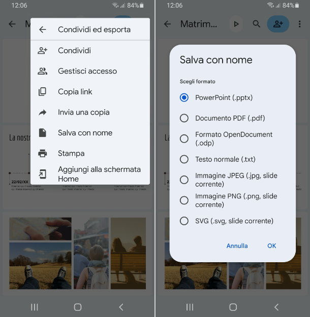 Google Presentazioni