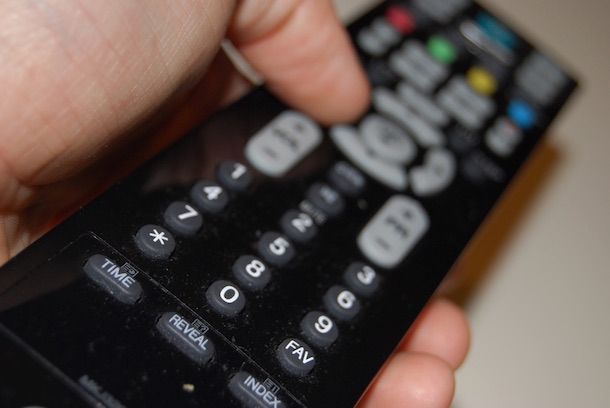 Come comandare il decoder con il telecomando TV