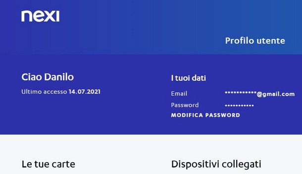 Accedere a Nexi Pay da app