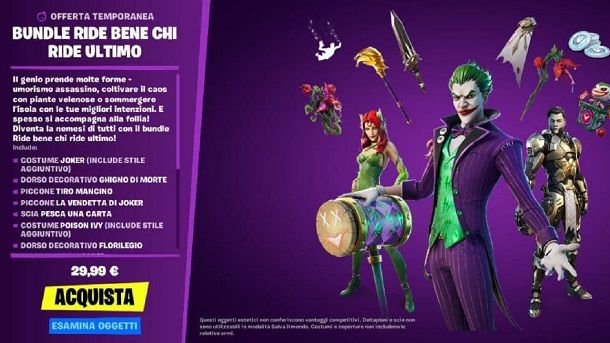 Come sbloccare Joker su Fortnite