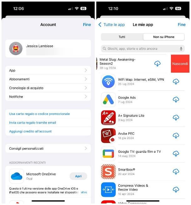 Come recuperare applicazioni cancellate