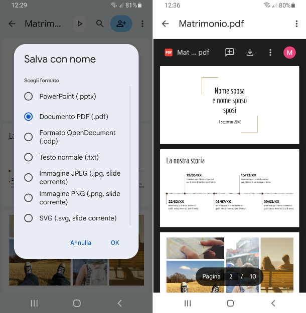 Google Presentazioni