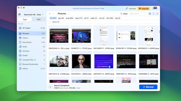 EaseUS Data Recovery Wizard macOS