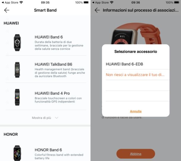Come attivare Huawei Band