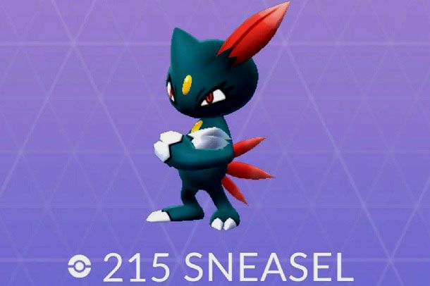 Sneasel Pokemon GO