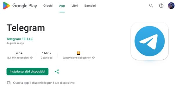 Come scaricare Telegram su Android