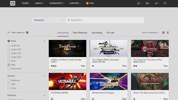 GOG giochi gratis PC