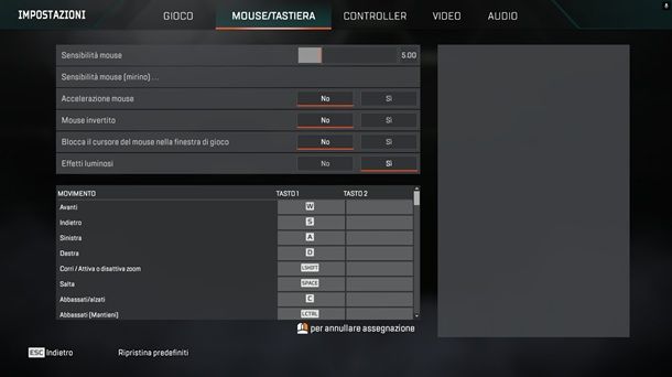 Come giocare ad Apex con mouse e tastiera su PC